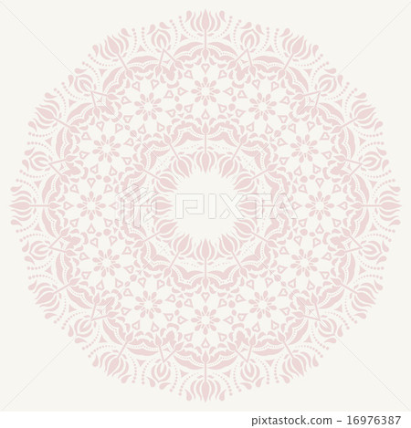 Oriental Abstract Vector Round Pattern Oriental Abstract Vector Round Pattern 16976387