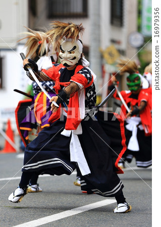 岩手縣北上市北上道士娛樂節魔鬼舞 16979356