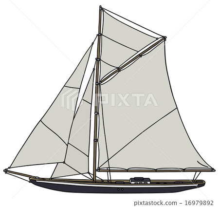 Vintage yacht 16979892