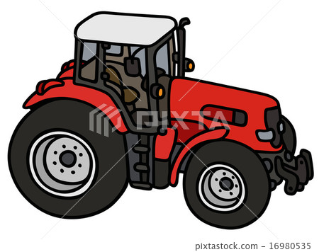 Red tractor Red tractor 16980535