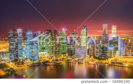 Singapore Skyline and view of Marina Bay Singapore Skyline and view of Marina Bay 16986190