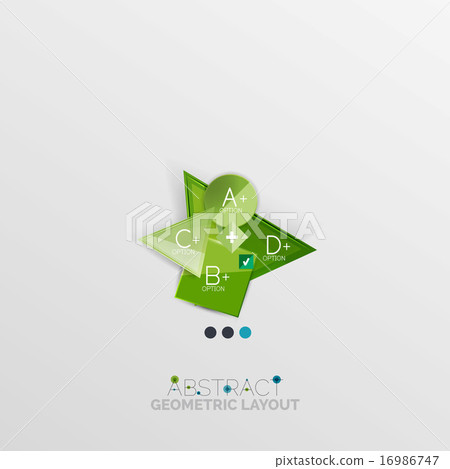 Modern abstract geometric info banner Modern abstract geometric info banner 16986747