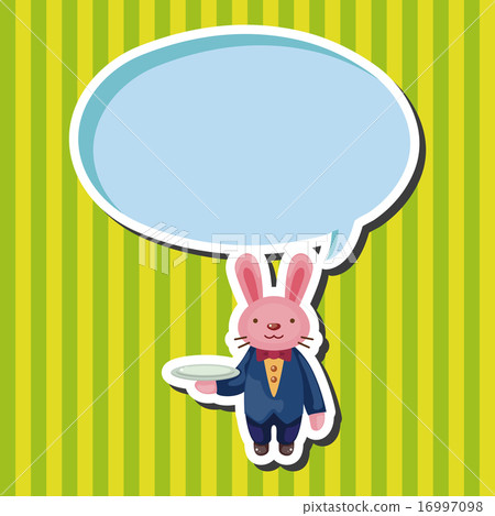 vector, rabbit, waiter - Stock Illustration [16997098] - PIXTA
