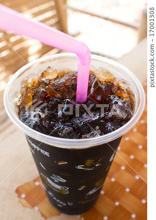 Ice black coffee, thai style. 17001308