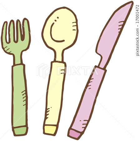 Plastic knife and fork and spoon 17001472
