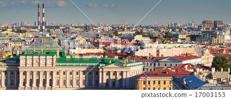 Top view of St. Petersburg, Russia Top view of St. Petersburg, Russia 17003153