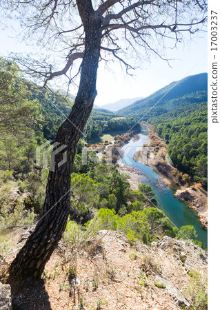 Mountains landscape with river Mountains landscape with river 17003237