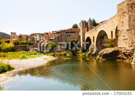View of Medieval city. Besalu View of Medieval city. Besalu 17003283