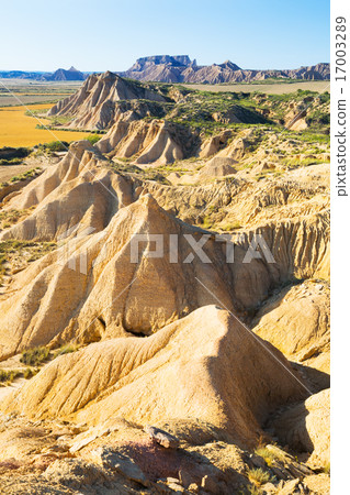 landscape of bardenas reales natural park landscape of bardenas reales natural park 17003289