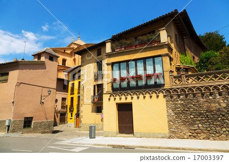 street of old Catalan town. Vic street of old Catalan town. Vic 17003397