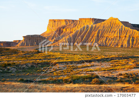 cliffs in sunny morning. Navarra, Spain 17003477