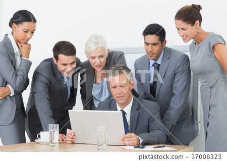 Business people using laptop Business people using laptop 17008323
