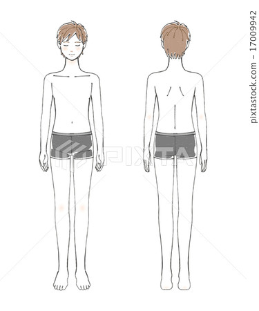 Male whole-body illustration 17009942