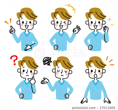 Man's expression 17011668