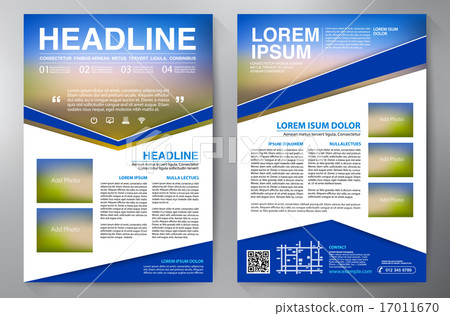 Brochure design a4 template. Vector illustration 17011670