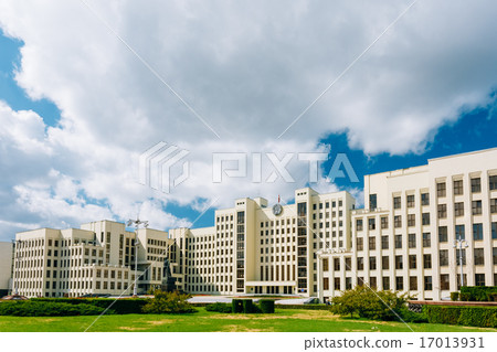 White Government Parliament Building on Independence Square in M 17013931