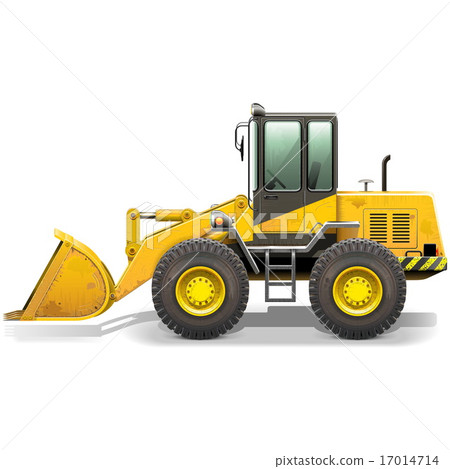 Vector Old Bulldozer 17014714