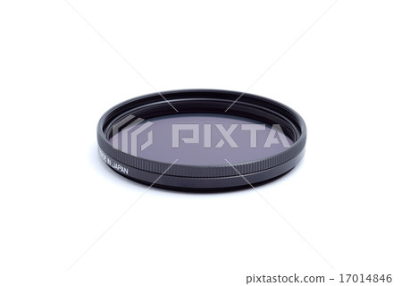 Polarising optical filter on white Polarising optical filter on white 17014846