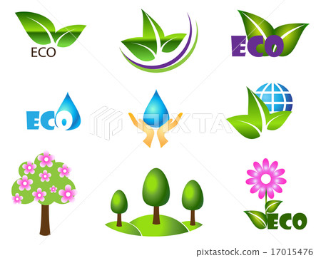 Ecology icon set. Eco-icons. 17015476