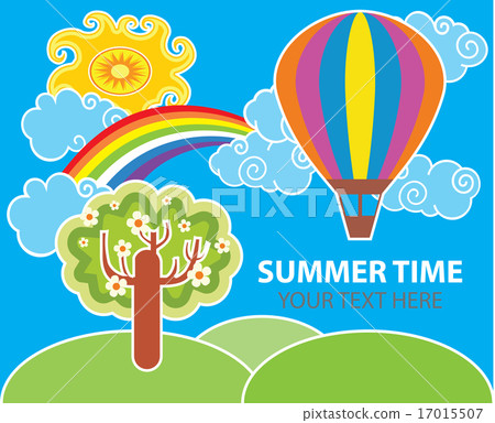 Summer vector background Summer vector background 17015507