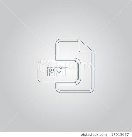 PPT extension text file type icon PPT extension text file type icon 17015677