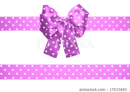 violet bow and ribbon with white polka dots made violet bow and ribbon with white polka dots made 17015683