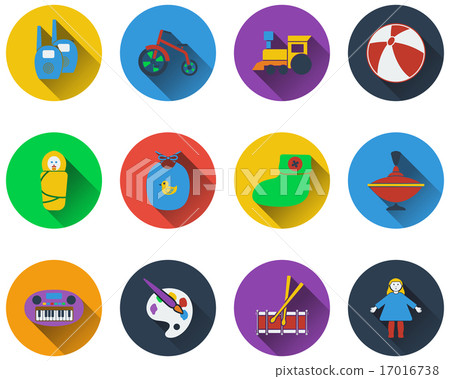 Set of baby icons 17016738