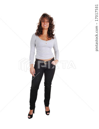 Lovely brunet girl. 17017581