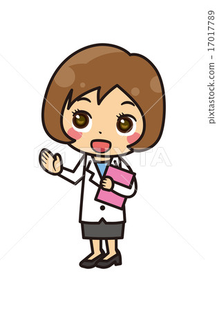 Female Doctor [Comical Series] - Stock Illustration [17017789] - PIXTA