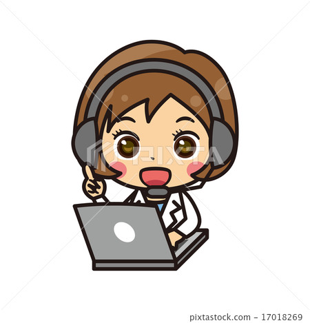 PC and operator [Comical Series] 17018269