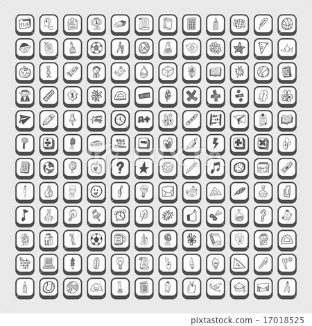doodle school icons doodle school icons 17018525