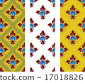 thai traditional style art pattern 17018826