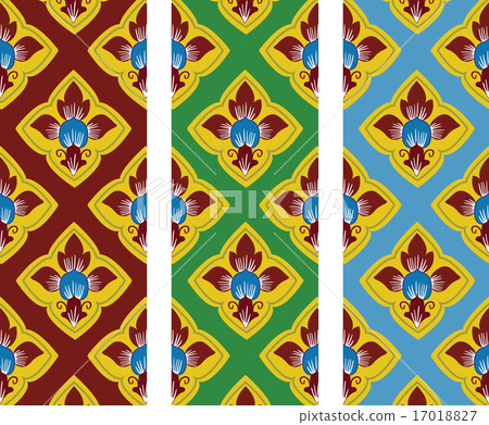 thai traditional style art pattern 17018827