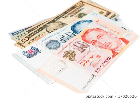 Close up of Singapore Dollaragainst US Dollar Close up of Singapore Dollaragainst US Dollar 17020520