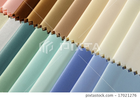 detail of color fabric texture samples 17021276