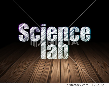 Science concept: Science Lab in grunge dark room Science concept: Science Lab in grunge dark room 17021349