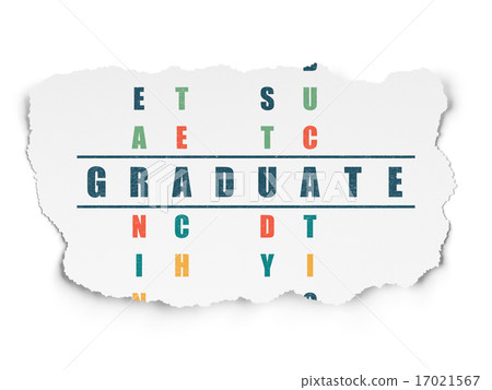 Learning concept: word Graduate in solving Crossword Puzzle 17021567