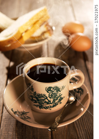 Traditional oriental Chinese coffee and breakfast Traditional oriental Chinese coffee and breakfast 17021975