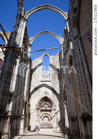 Igreja do Carmo Church Ruins in Lisbon 17022968