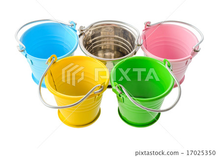 Colorful buckets 17025350