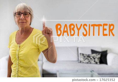 babysitter touchscreen is shown by senior babysitter touchscreen is shown by senior 17025352