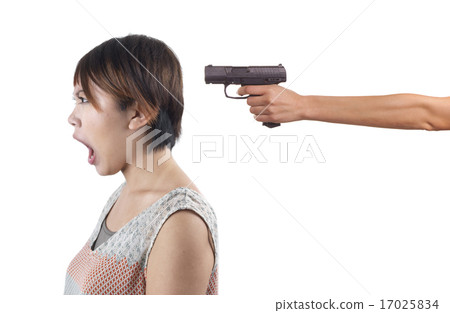 asian woman fighting against violence 17025834