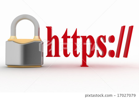 Concept of HTTPS secure connection 17027079