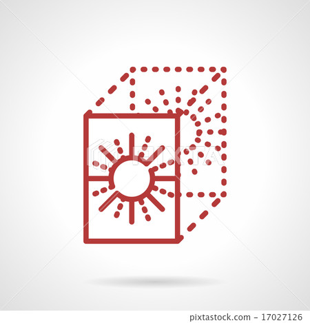 Transfer paper line vector icon - Stock Illustration [17027126] - PIXTA