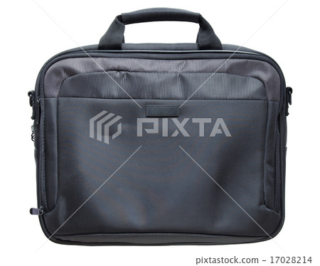 black laptop bag isolated on white black laptop bag isolated on white 17028214