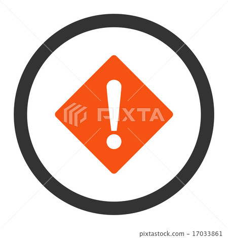 Error flat orange and gray colors rounded raster icon Error flat orange and gray colors rounded raster icon 17033861