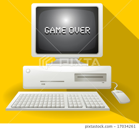 Game over computer concept 17034261