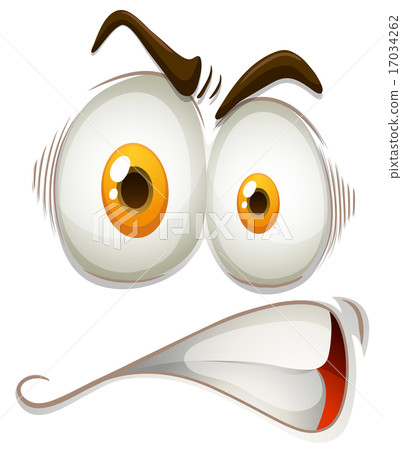 Steamed up facial expression 17034262