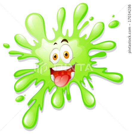 Happy looking green splash. 17034286
