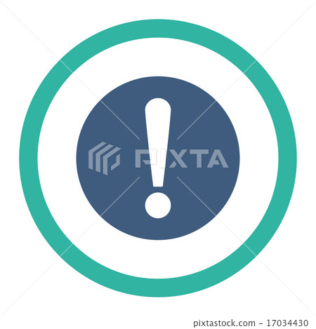 Problem flat cobalt and cyan colors rounded raster icon Problem flat cobalt and cyan colors rounded raster icon 17034430